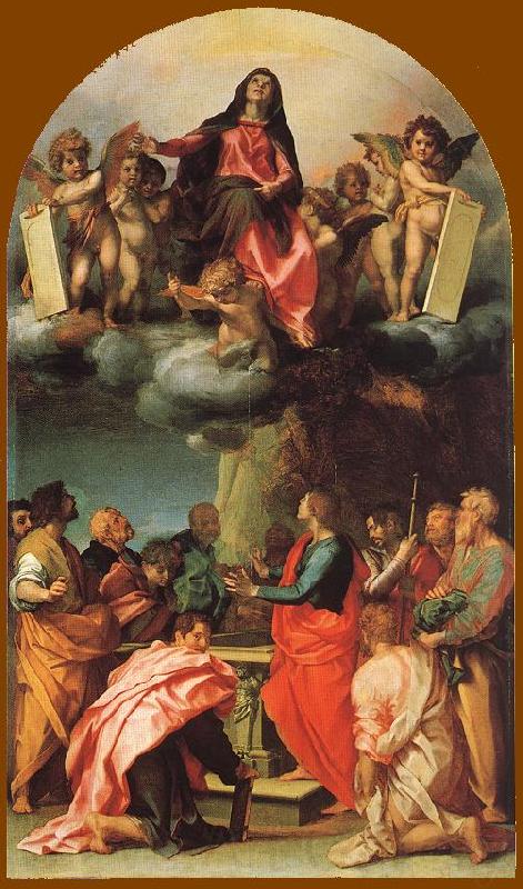 Andrea del Castagno Assumption of the Virgin Norge oil painting art